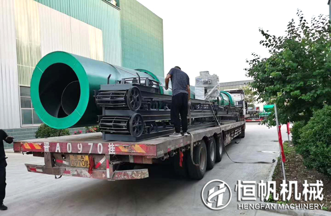 赤峰年產(chǎn)2萬噸豬糞有機肥生產(chǎn)設備